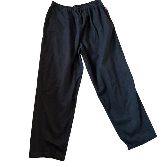 Woman Within Classic Fit Black Jeans Size 16W Pull On Cotton Pants - Picture 3 of 7